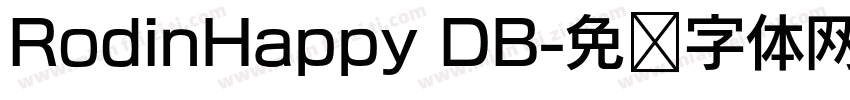 RodinHappy DB字体转换